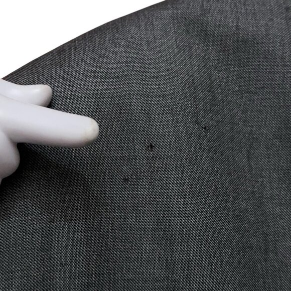 Canali Blazer Jacket Mens Size EU 54L US 44L Sports Coat Wool Constructured Gray - Picture 9 of 9